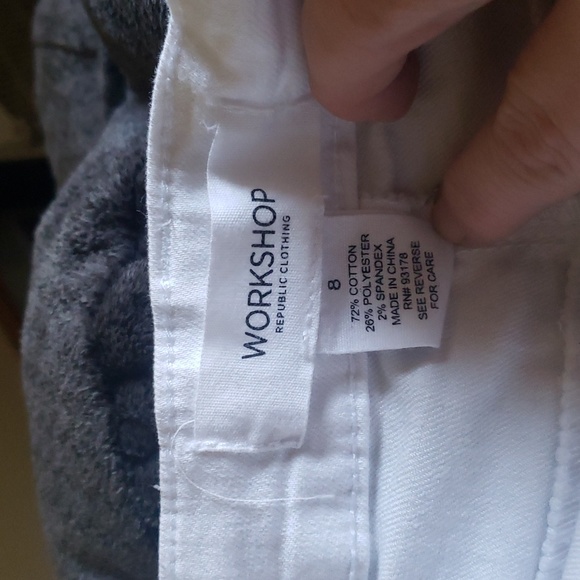 Workshop Republic clothing white shorts - Picture 2 of 4